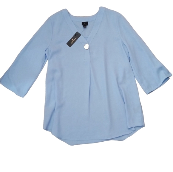 Worthington Tops - Worthington Light Blue Blouse